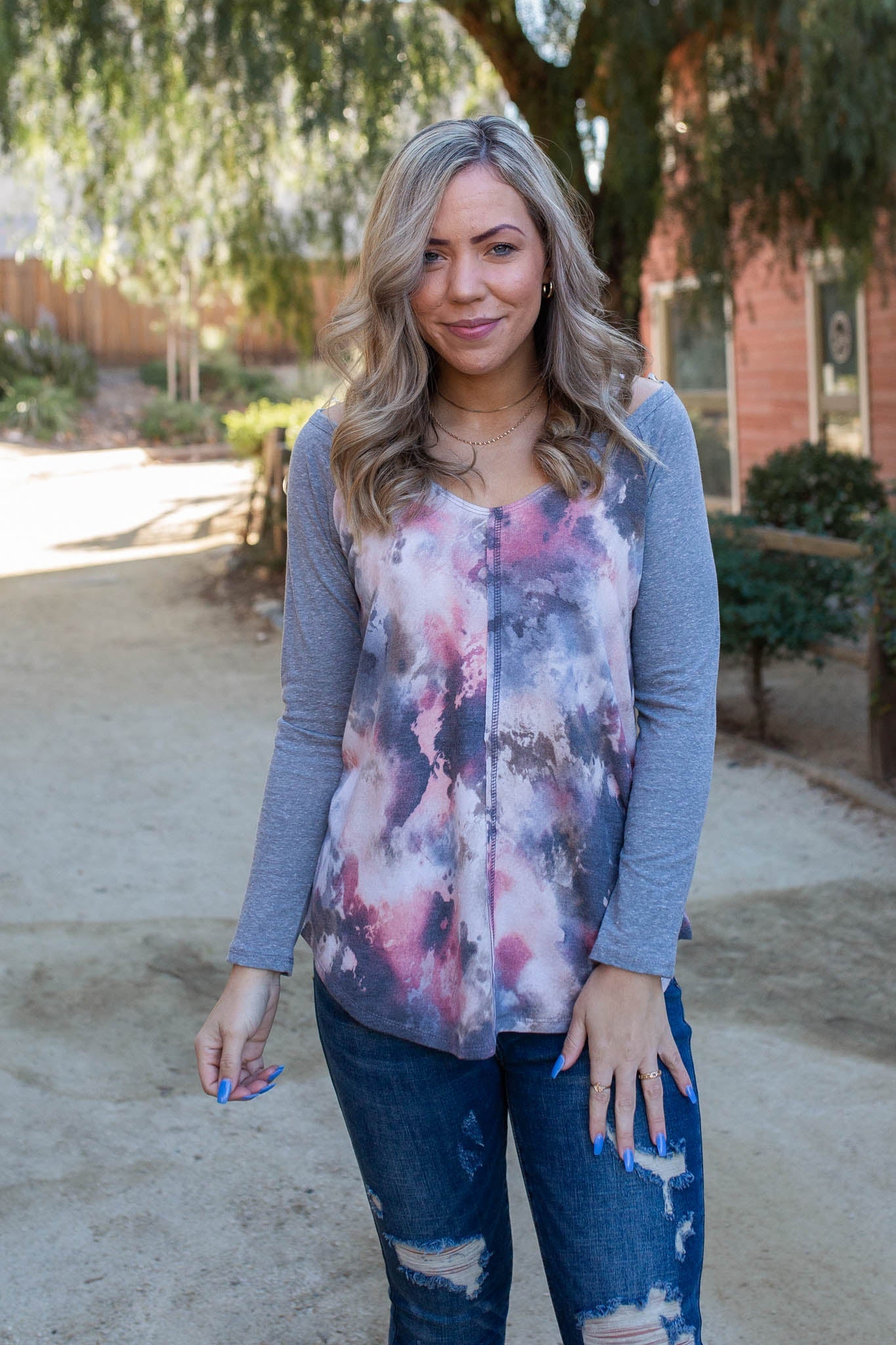 Geode Raglan Top