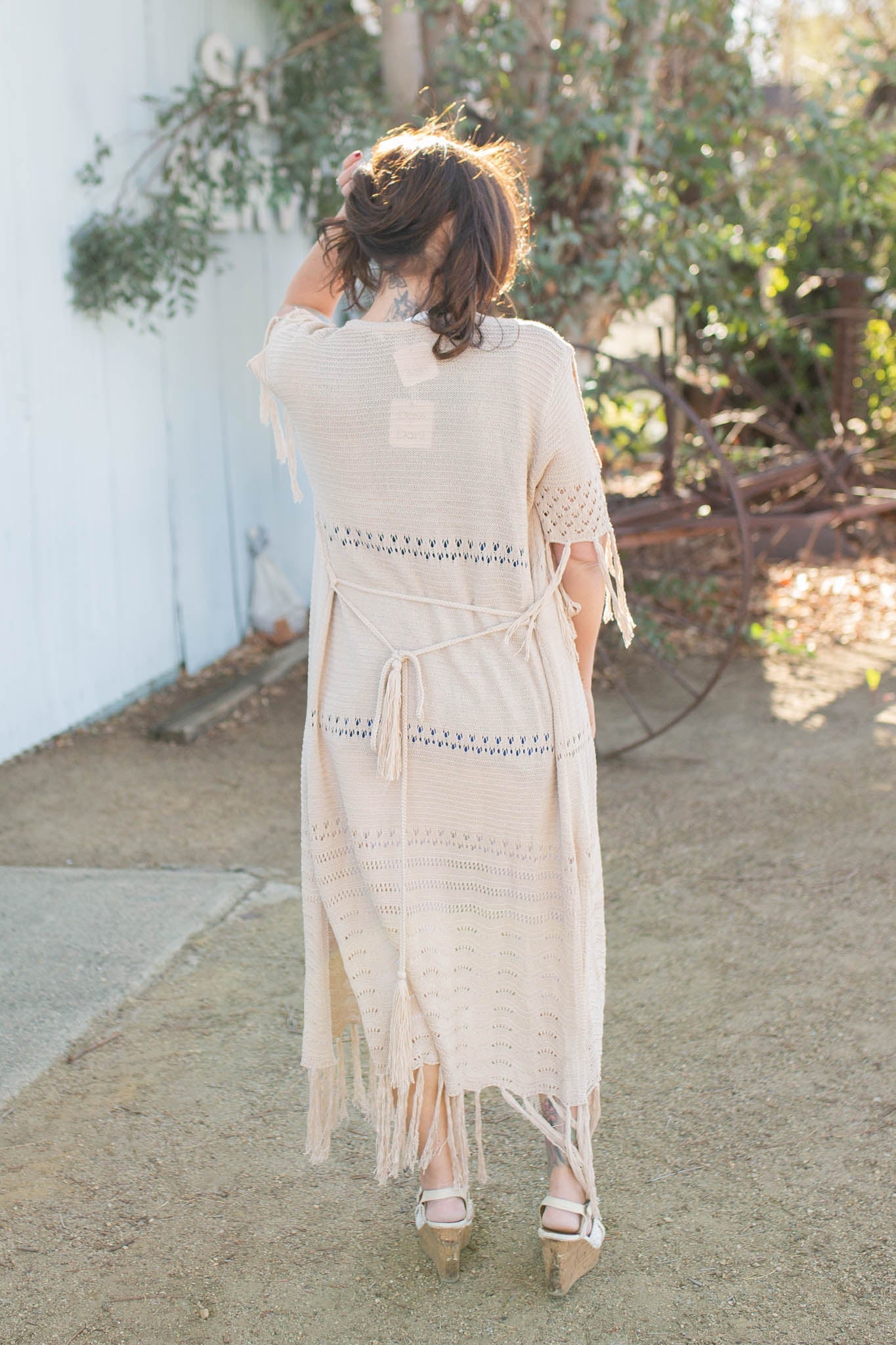 On the Fringe Duster Cardigan