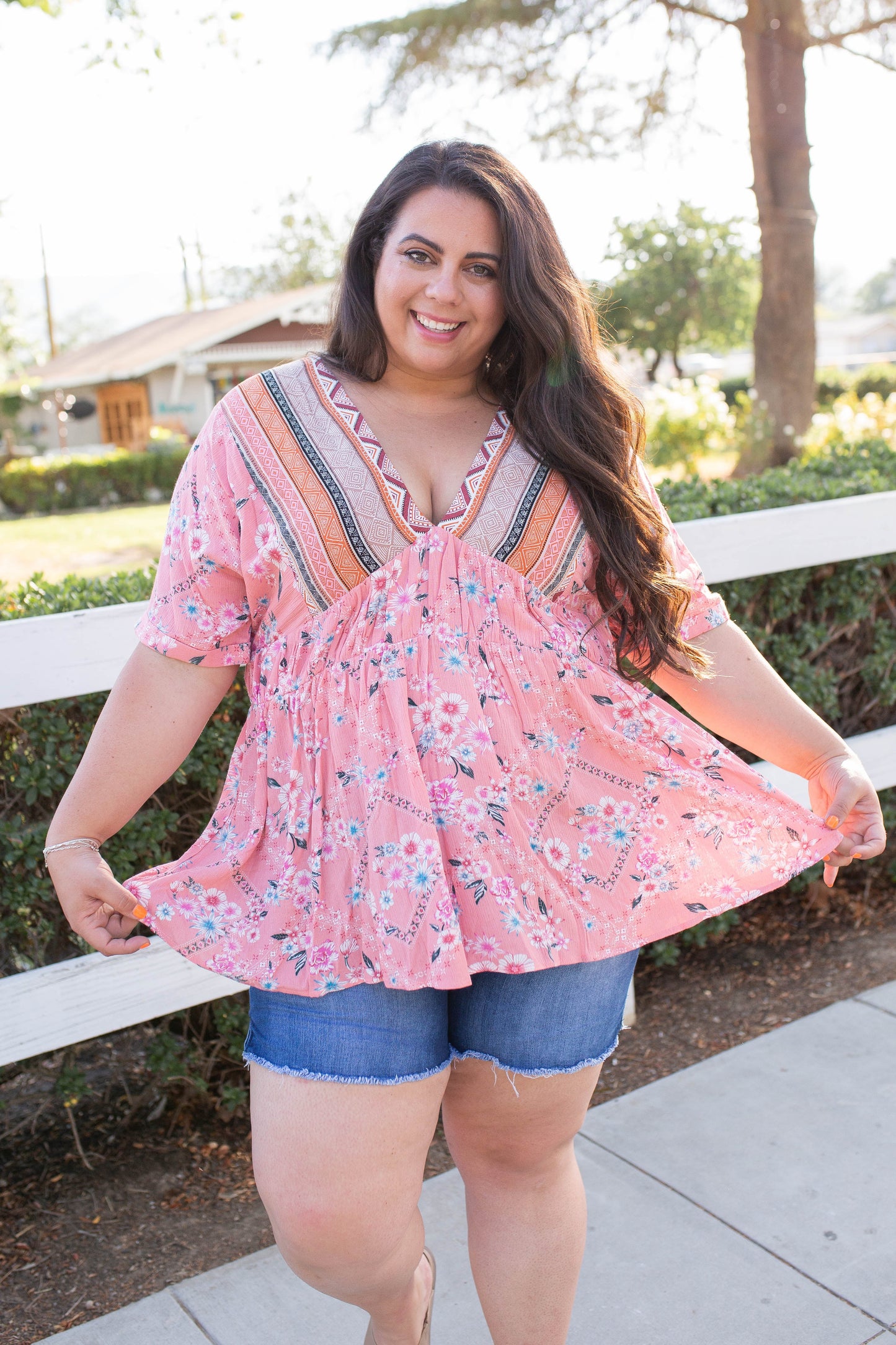 Next Level Floral Babydoll