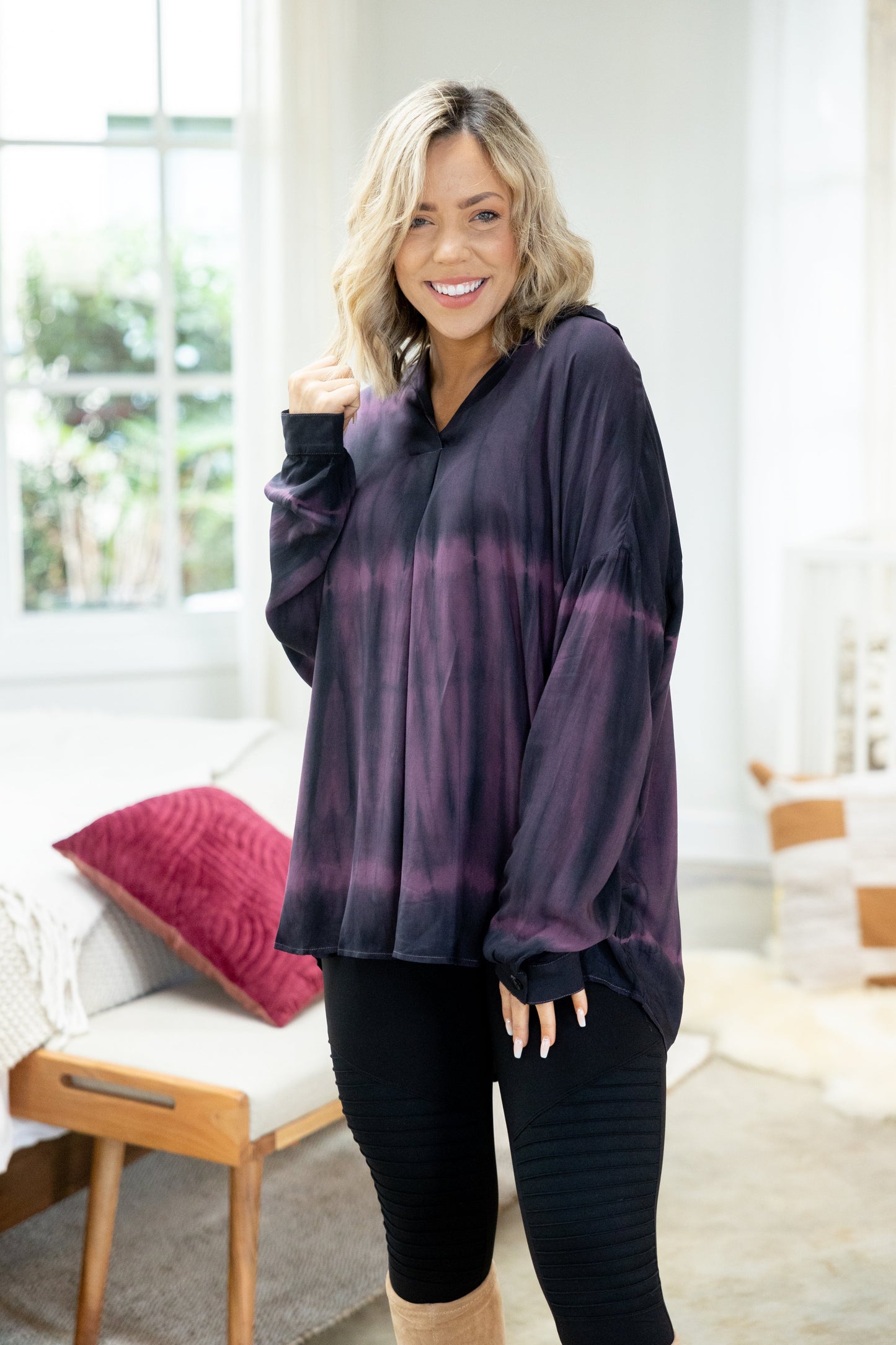 Boysenberry Long Sleeve Top