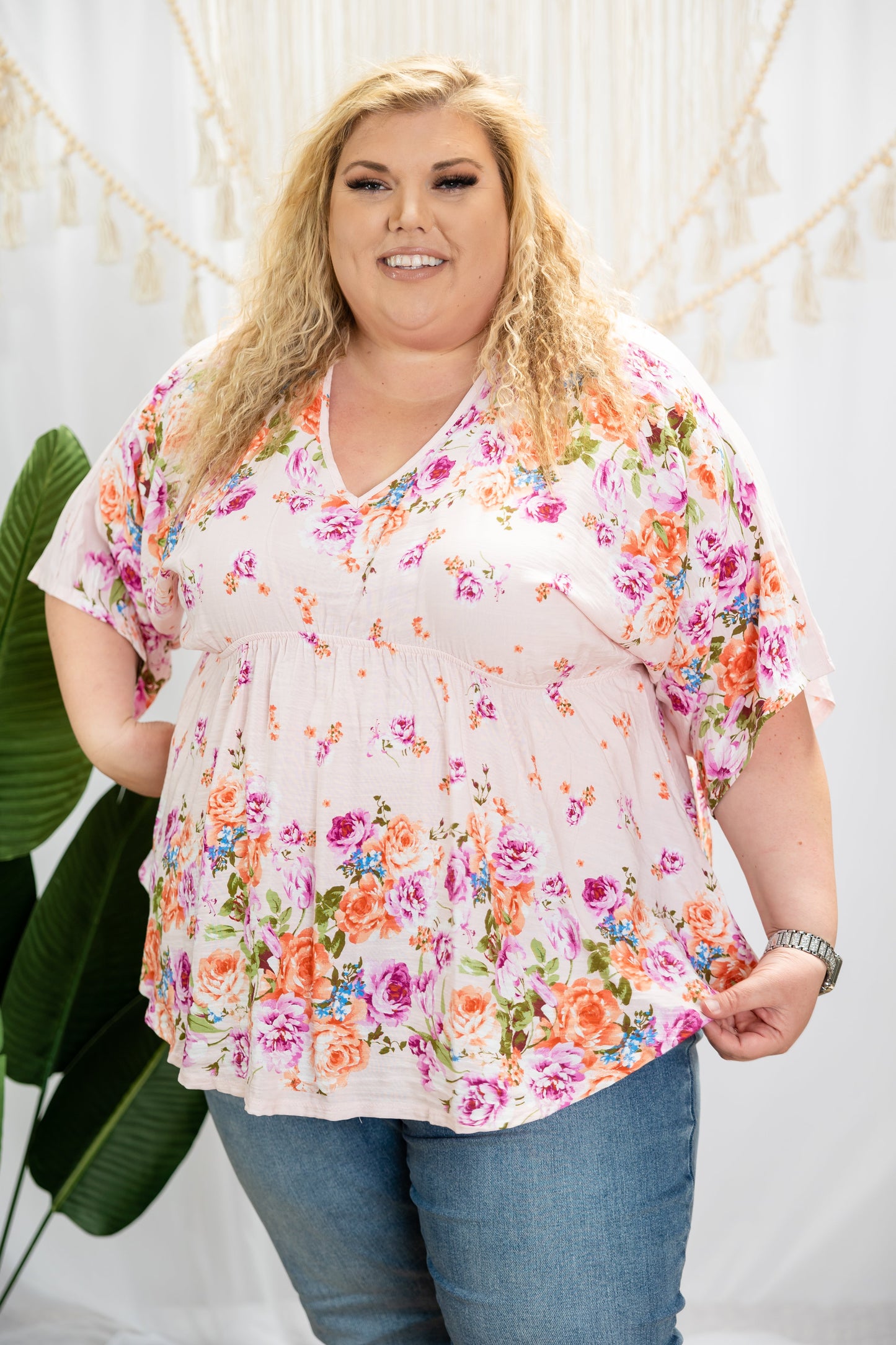 Floral Matriarch Boho Top