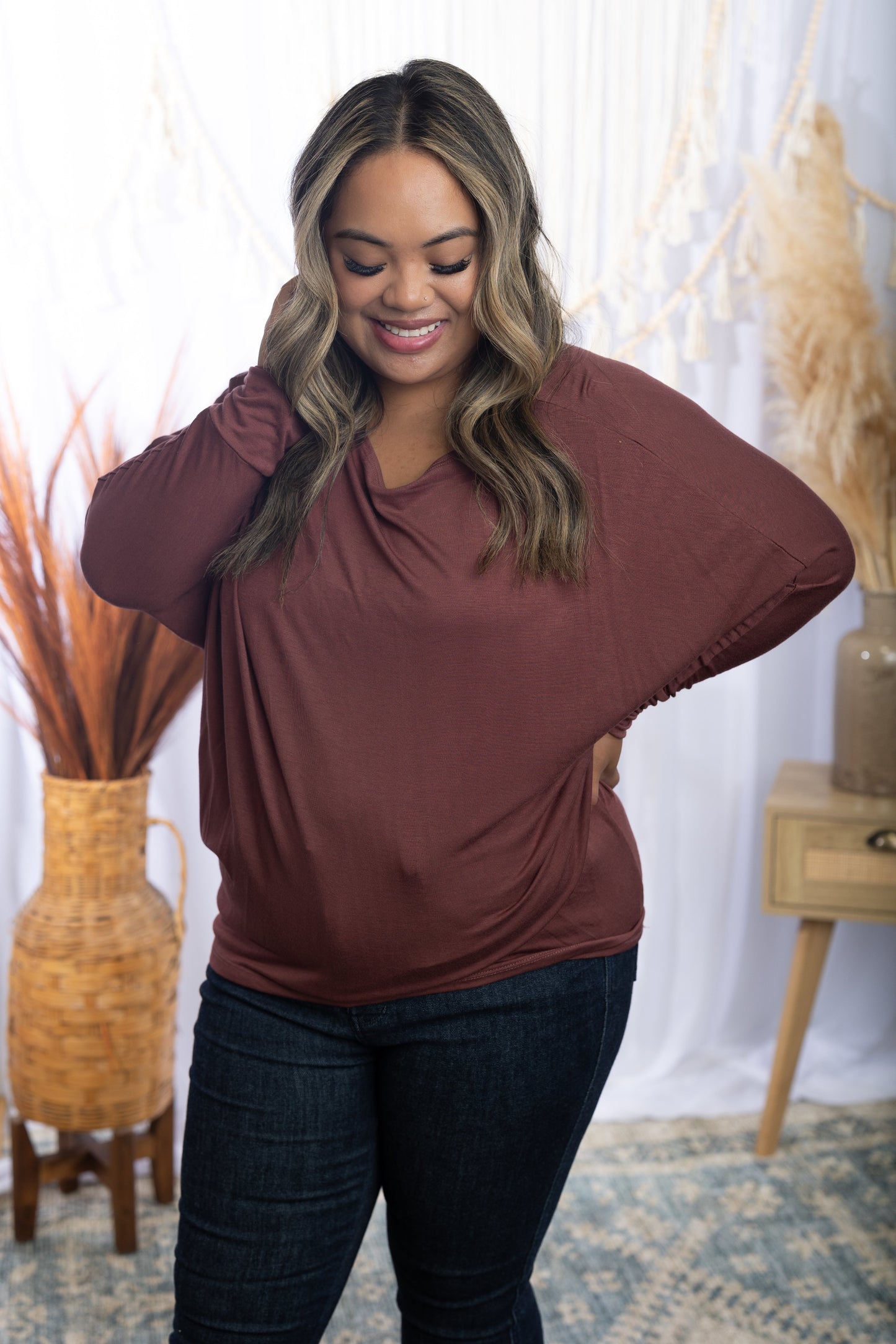 Marsala Bliss Dolman