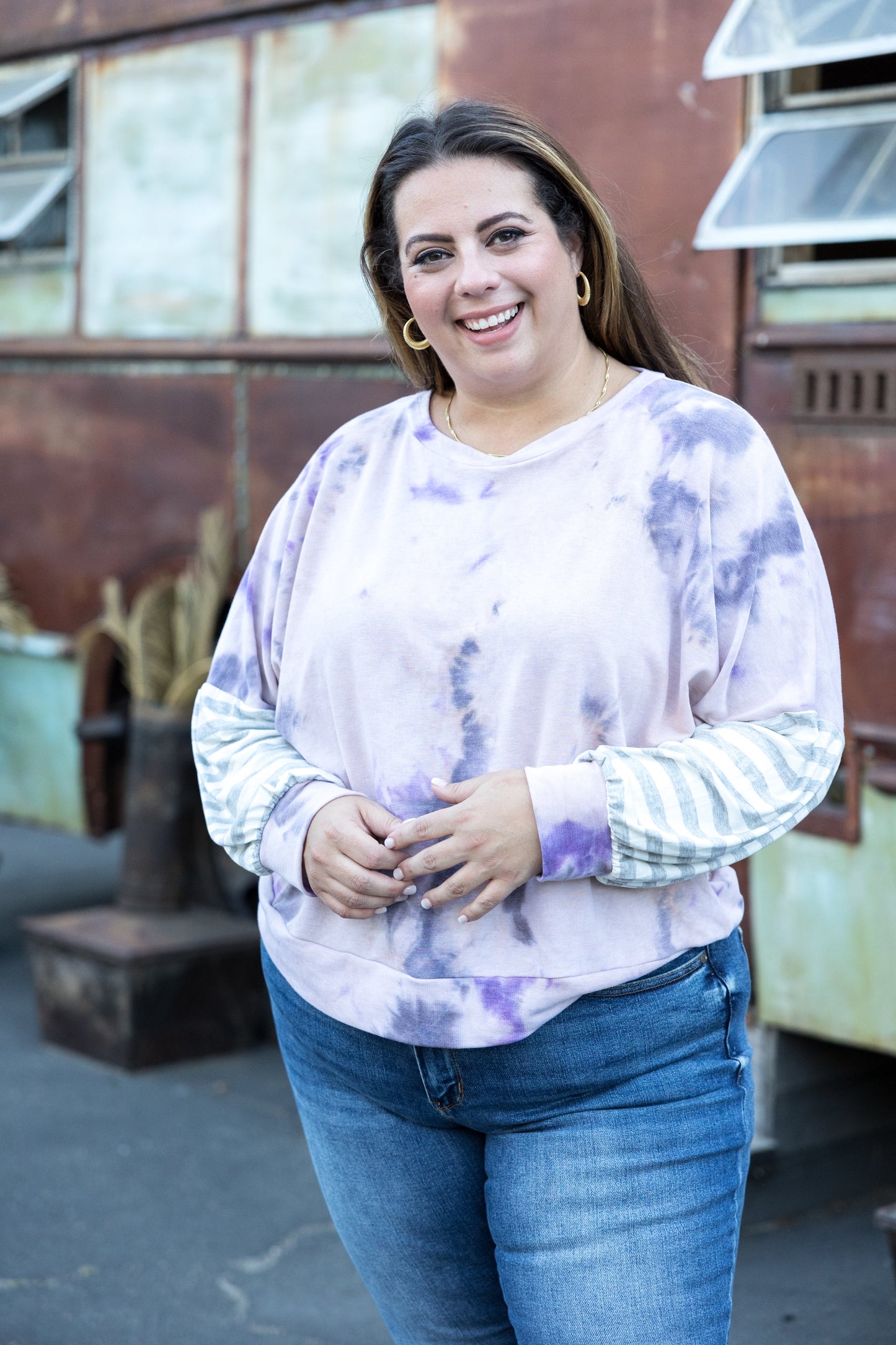 Tie Dye Delight Dolman